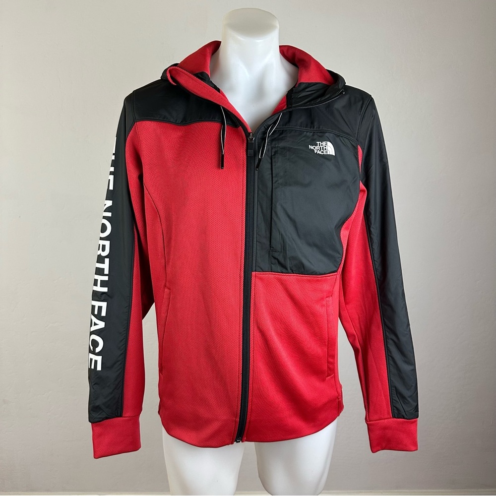 NWOT The North Face Men's Performance Jacket in Red and Black